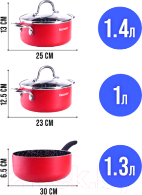 Набор кастрюль Mayer&Boch 81005-81006-81003