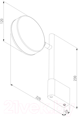 Бра Elektrostandard Tobi 40129 LED 4000K