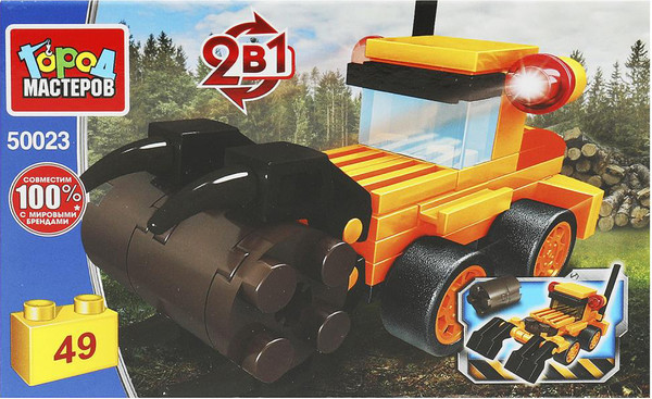 Конструктор Город мастеров Погрузчик 2в1 / 50023-KK - фото