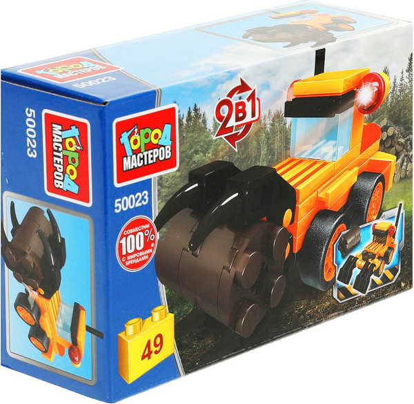 Конструктор Город мастеров Погрузчик 2в1 / 50023-KK
