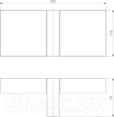 Светильник уличный Elektrostandard Twin 35170/D