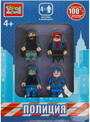 Элемент конструктора Город мастеров Фигурки Полиция / 18077-KK - фото