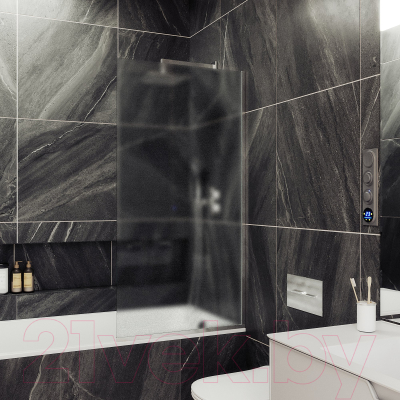 Стеклянная шторка для ванны MaybahGlass MGV-253-4у