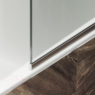 Стеклянная шторка для ванны MaybahGlass MGV-130-5у