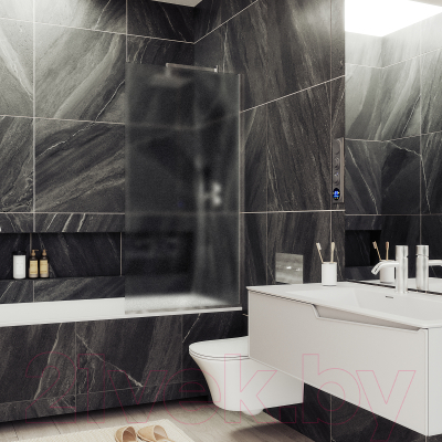 Стеклянная шторка для ванны MaybahGlass MGV-253-5у