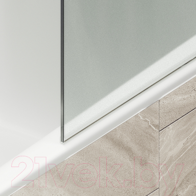 Стеклянная шторка для ванны MaybahGlass MGV-90-2ш