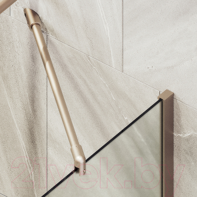 Стеклянная шторка для ванны MaybahGlass MGV-253-2ш