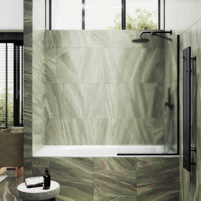 Стеклянная шторка для ванны MaybahGlass MGV-93-6у