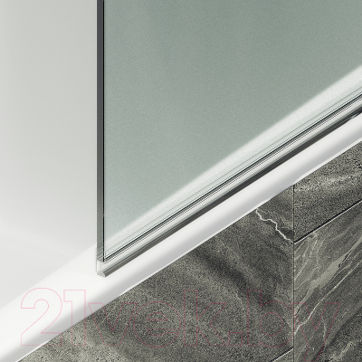 Стеклянная шторка для ванны MaybahGlass MGV-143-1у