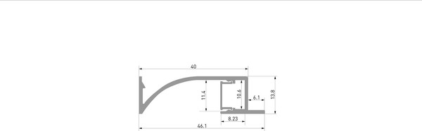 Профиль для светодиодной ленты Elektrostandard LL-2-ALP021