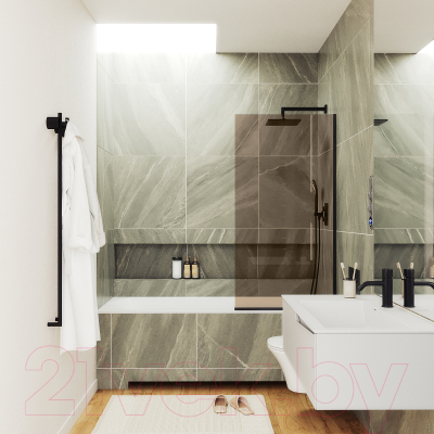 Стеклянная шторка для ванны MaybahGlass MGV-250-6у