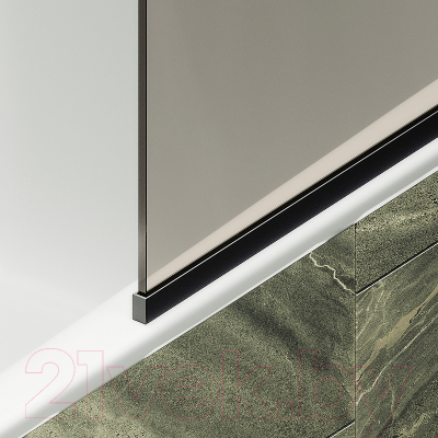 Стеклянная шторка для ванны MaybahGlass MGV-70-6у