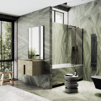 Стеклянная шторка для ванны MaybahGlass MGV-70-6ш