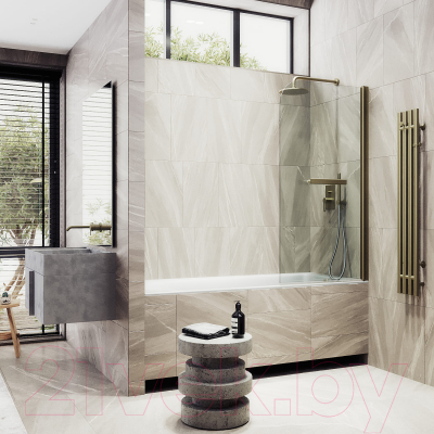 Стеклянная шторка для ванны MaybahGlass MGV-788-2