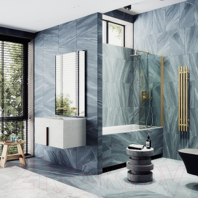 Стеклянная шторка для ванны MaybahGlass MGV-600-4