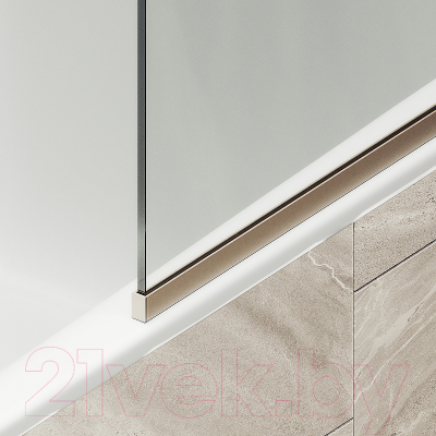 Стеклянная шторка для ванны MaybahGlass MGV-248-2у