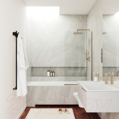 Стеклянная шторка для ванны MaybahGlass MGV-61-2у