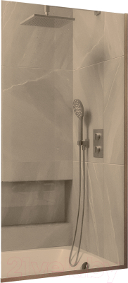 Стеклянная шторка для ванны MaybahGlass MGV-59-2у - фото