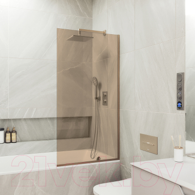 Стеклянная шторка для ванны MaybahGlass MGV-59-2у