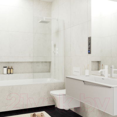 Стеклянная шторка для ванны MaybahGlass MGV-62-1у