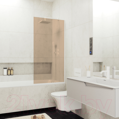 Стеклянная шторка для ванны MaybahGlass MGV-59-1у