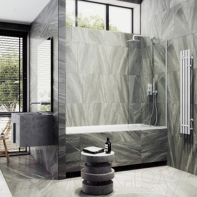 Стеклянная шторка для ванны MaybahGlass MGV-65-1у