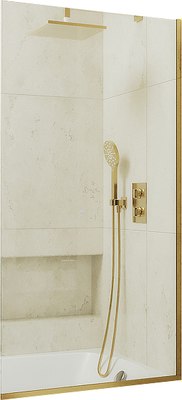 Стеклянная шторка для ванны MaybahGlass MGV-64-3у - фото