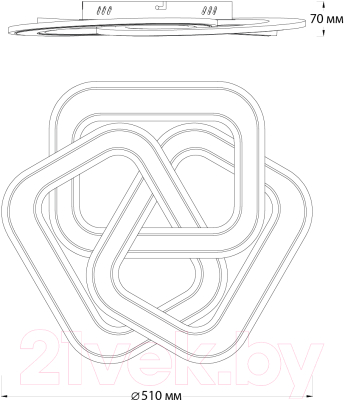 Люстра ESCADA 10244/3LED (белый)