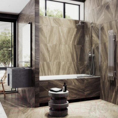 Стеклянная шторка для ванны MaybahGlass MGV-248-4у