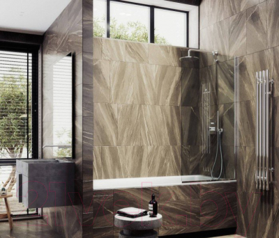 Стеклянная шторка для ванны MaybahGlass MGV-61-4у