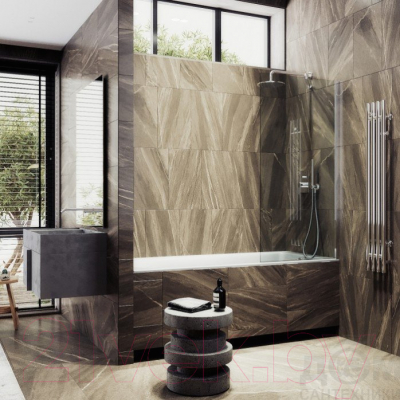 Стеклянная шторка для ванны MaybahGlass MGV-61-4ш