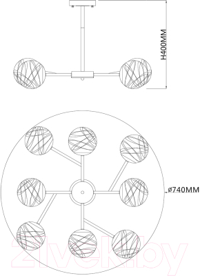 Люстра ESCADA 1146/8P