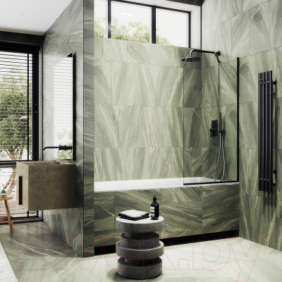 Стеклянная шторка для ванны MaybahGlass MGV-142-6у