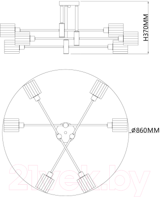 Люстра ESCADA 1140/6P