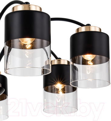 Люстра ESCADA 2121/7P (черный/золото)