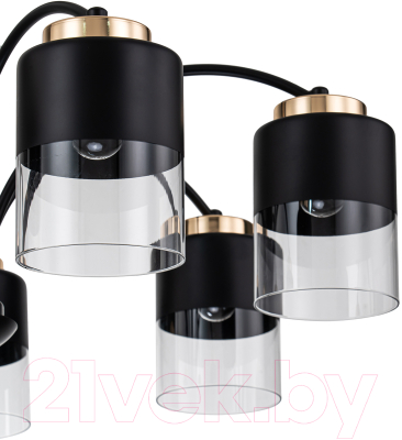 Люстра ESCADA 2121/7P (черный/золото)