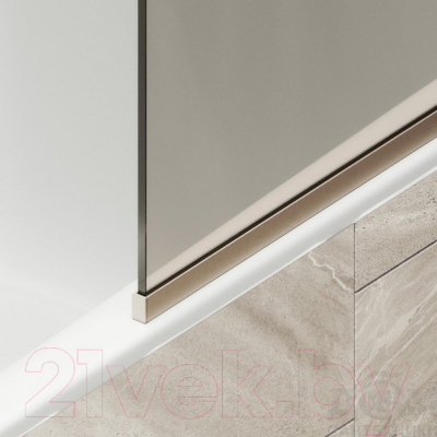 Стеклянная шторка для ванны MaybahGlass MGV-127-2у