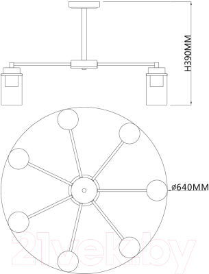 Люстра ESCADA 2118/7P