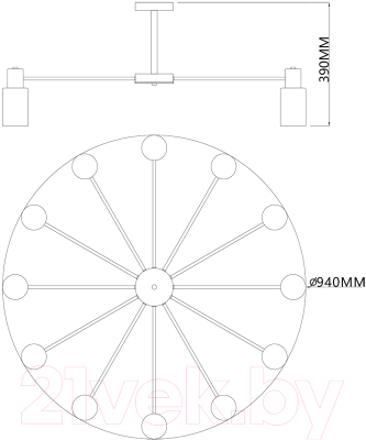 Люстра ESCADA 2120/12P
