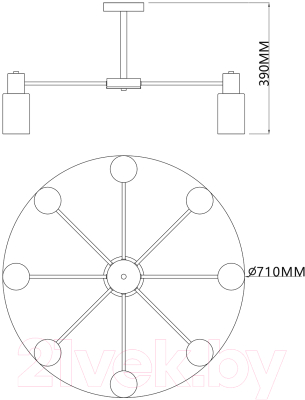 Люстра ESCADA 2120/8P