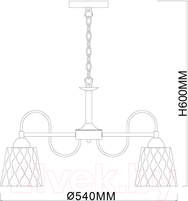 Люстра ESCADA 1125/5PL