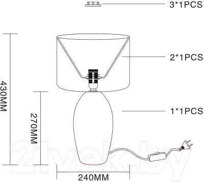 Прикроватная лампа ESCADA 10172/L