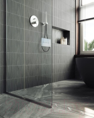 Душевая стенка MaybahGlass 195x109 / MGD-677-5у