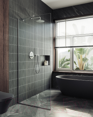 Душевая стенка MaybahGlass 195x79 / MGD-695-5у