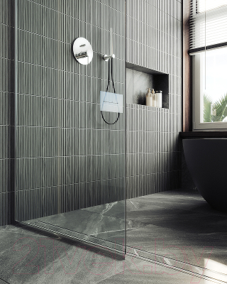 Душевая стенка MaybahGlass 195x79 / MGD-695-5у