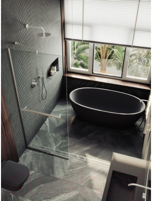 Душевая стенка MaybahGlass 195x109 / MGD-708-5у