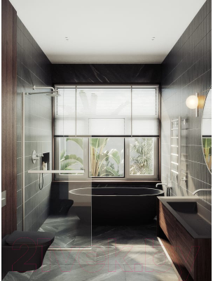 Душевая стенка MaybahGlass 195x89 / MGD-732-5у