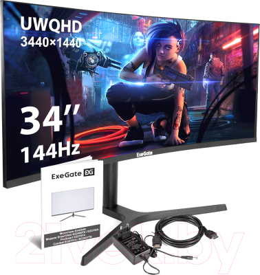 Монитор ExeGate Combat EC3407TA (EX296284RUS)