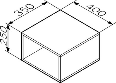 Ниша для мебели в ванную AM.PM M8FOH0401WM