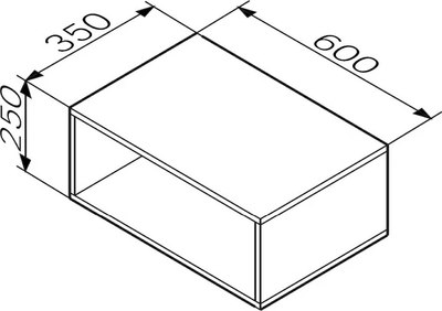 Ниша для мебели в ванную AM.PM M8FOH0601WM